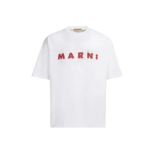 MARNI Белая Мужская T-Рубашка