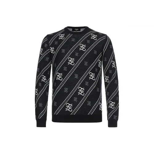 Fendi Черные Мужские Свитера