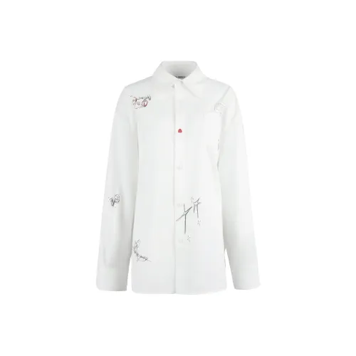 Valeria Obbaco Рубашка Унисекс Белый