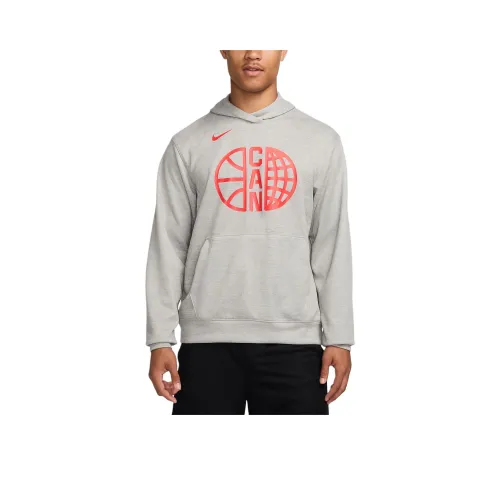 nike Мужская баскетбольная толстовка Мужская Темный Фотиния Серый