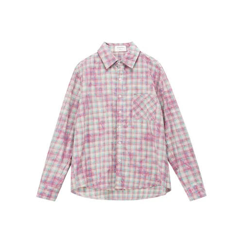 BLACK OF EXIT Рубашка Унисекс Розовая