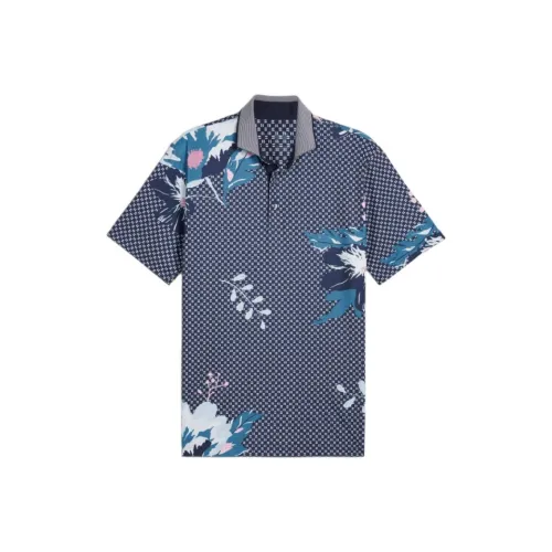 PUMA MATTR Terrance GOLF POLO Мужская рубашка Navy Blue