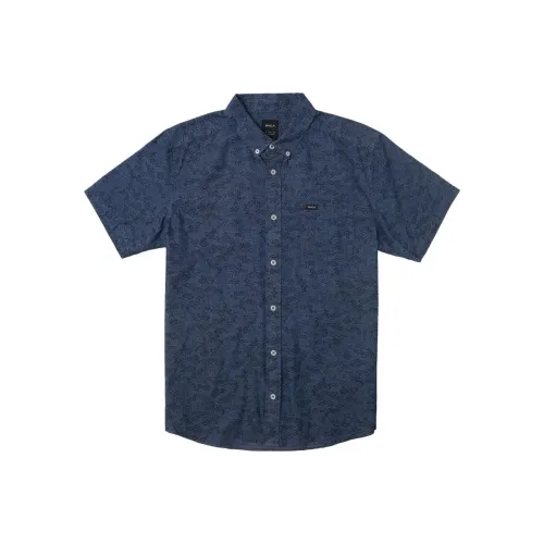 RVCA Blue Мужские Рубашки