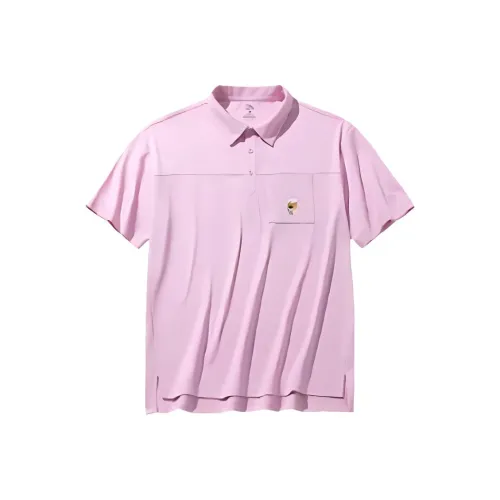 ANTA Поло Унисекс Молочно-розовый