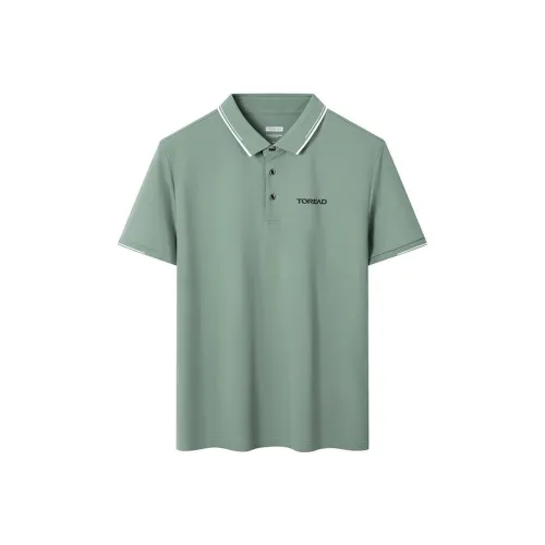 TOREAD Цвет озера Серый Зеленый Мужская Поло
