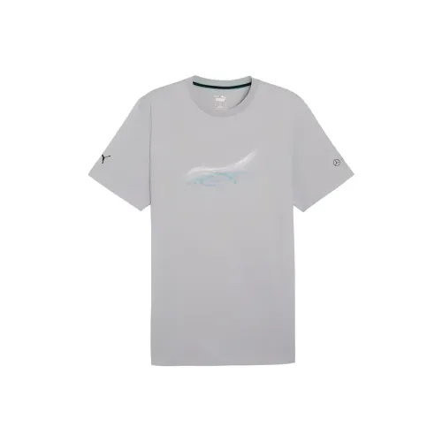 PUMA Mercedes Amg Стандартная футболка мужская серебряного цвета