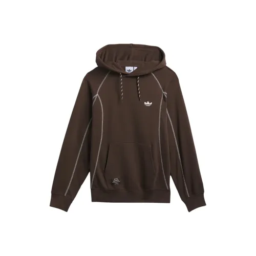 Adidas Originals Shmoofoil Толстовка Унисекс Темно-коричневый Ядерный Белый