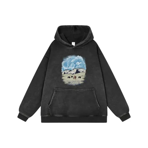 FAKE VINTAGE Толстовка Унисекс Черный