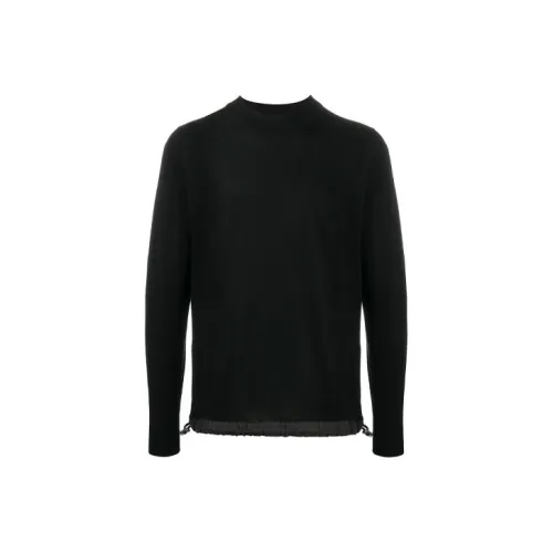 Sacai совместный бренд Черные мужские свитеры