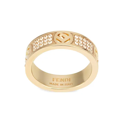 FENDI Латунные Кольца Желтые Женские