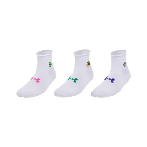 Under Armour Essential 3 шт Белые Женские Носки до икры MID