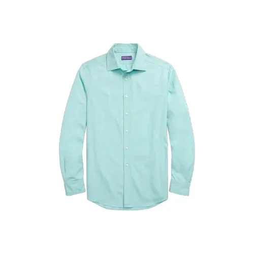 Ralph Lauren Purple Label FW24 Рубашка Мужская Jadeite Зеленая