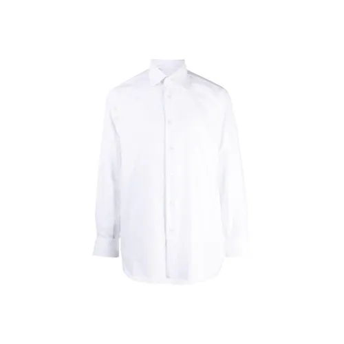Brioni Белые Мужские Рубашки