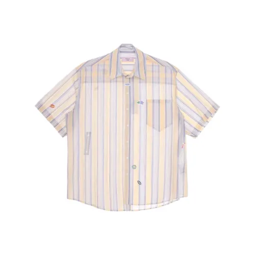 MARTINE ROSE SS25 Рубашка Унисекс Бежевый