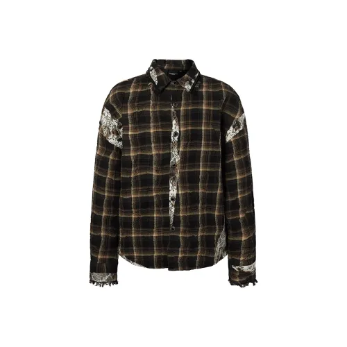 ROCAWEAR Рубашка Унисекс Кофейно-коричневый