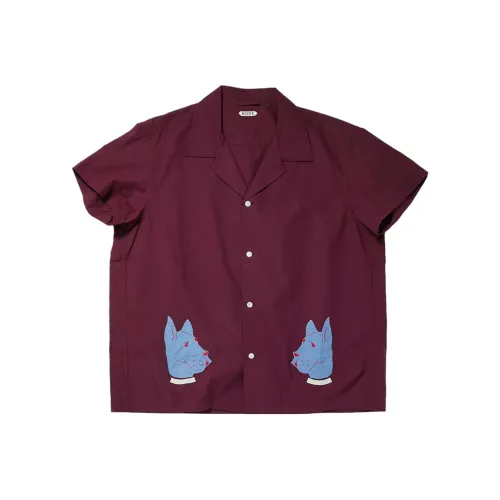 Bode Red Men's Shirts Bode Красный Мужские Рубашки