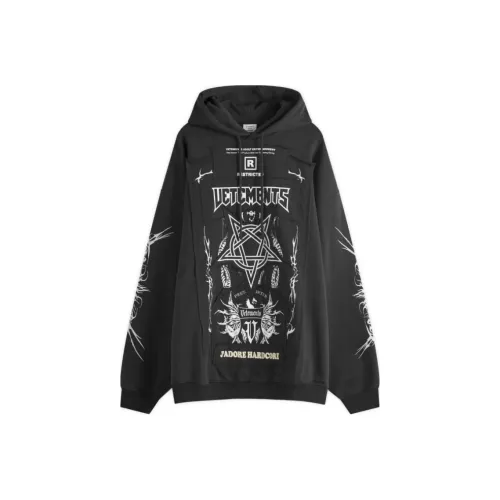 Vetements Черные Мужские Свитшоты