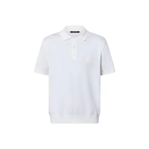 LOUIS VUITTON SS24 Поло Мужское Белое