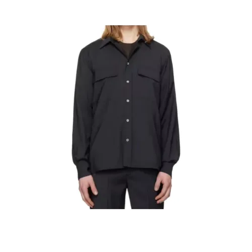 Barena Темно-серые Мужские Рубашки