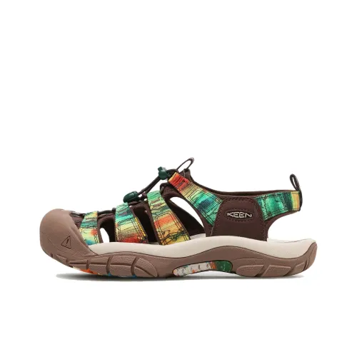 KEEN Newport Retro Slip-resistant и дышащая обувь для треккинга Мужская Коричневая