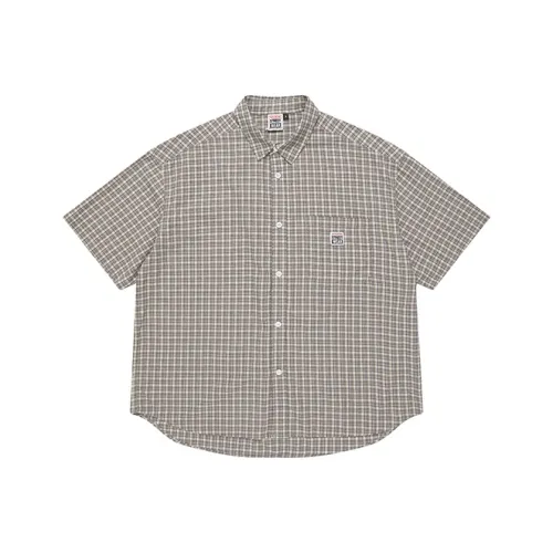 Vision Street Wear Рубашка Унисекс Серый Фиолетовый