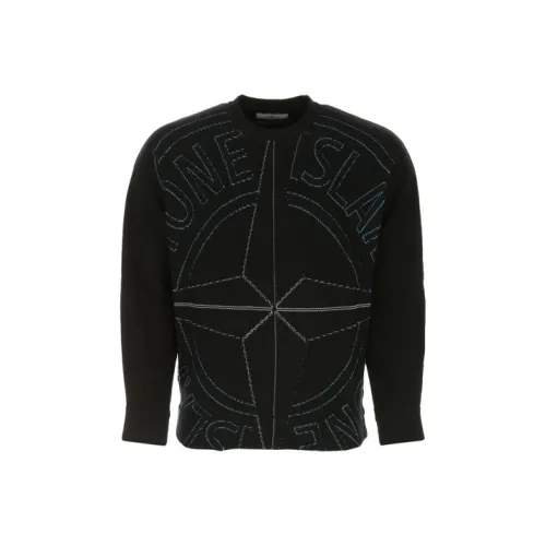 Stone Island Черные Мужские Свитера