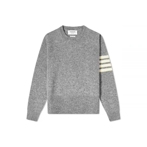 THOM BROWNE Серый Мужской Свитеры