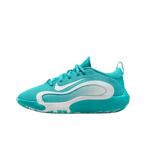 Nike ISOFLY Противоскользящие амортизирующие с отскоком низкие детские баскетбольные кроссовки синие