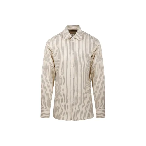 Golden Goose Бежевые Мужские Рубашки