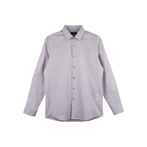 CAIZI Серый Мужские Рубашки