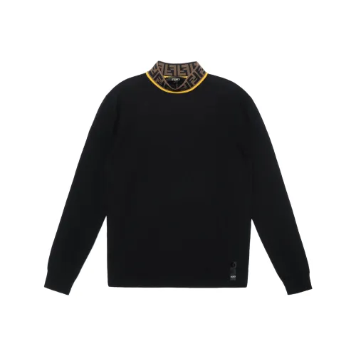 FENDI Мужские черные свитера