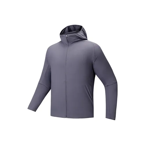 CHAOJIANTA Дышащая одежда с защитой от ультрафиолета для мужчин цвет железо-рудный серый