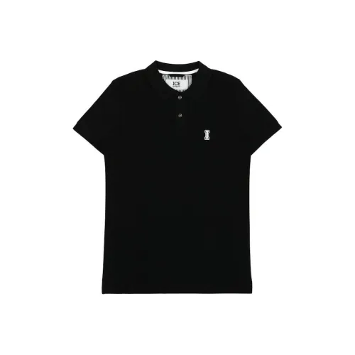 Айсберг Черная Мужская Поло