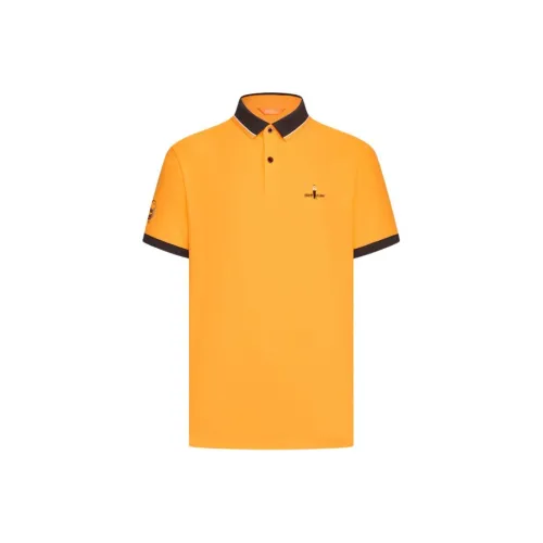 Biyin Leufen Поло Унисекс Оранжевый