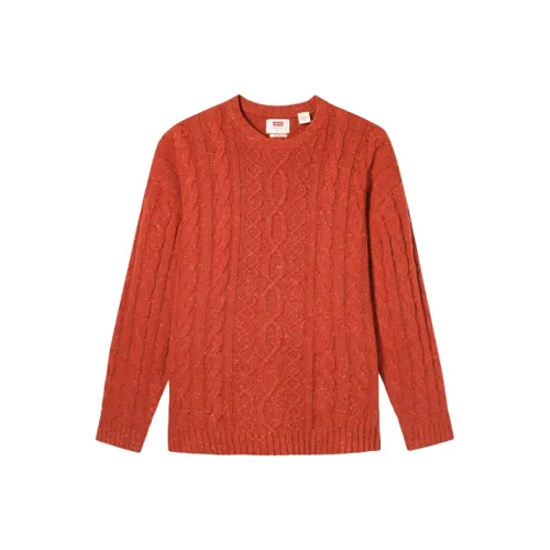 Levis Кирпично-красные Мужские Свитера