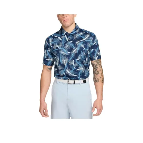 nike Мужской Dri Fit GOLF Поло Мужской Синий