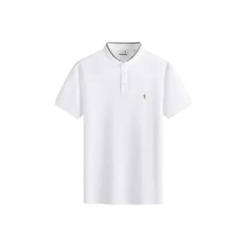 Поло Dance with Wolves Мужское Натуральный Белый