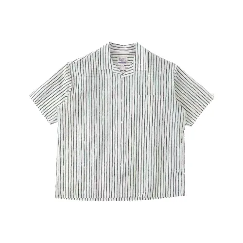 KORAKUBLUE Рубашка Унисекс Зеленые Полосы