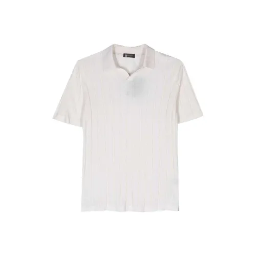 Colombo SS24 Polo Мужской Светлый Бежевый