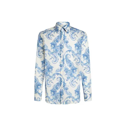 ETRO Белые Мужские Рубашки