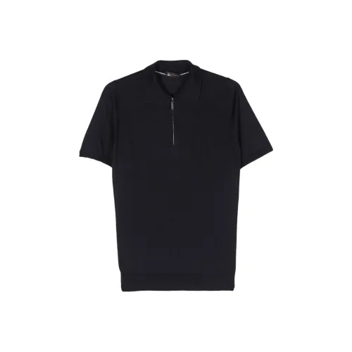 Colombo SS24 Поло Мужское Морской Синий