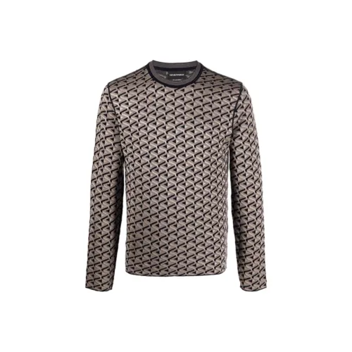 EMPORIO ARMANI FW21 Свитер Мужской Черный