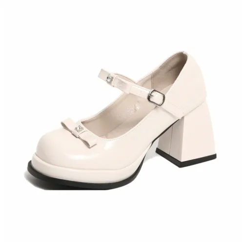 Be Good Грубый каблук Туфли Мэри Джейн 8,5 см Женские