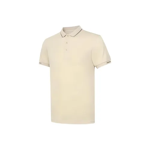 Поло с подкладкой мужской светлый молочно-коричневый