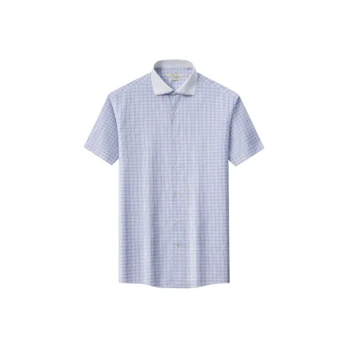 Francesco Totti Рубашка Мужская Фиолетовая Клетка