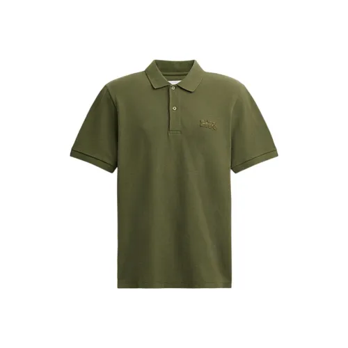 COACH SS24 Поло Мужское Зеленое