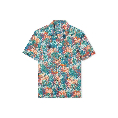 COTON DOUX Рубашка Мужская Многоцветная