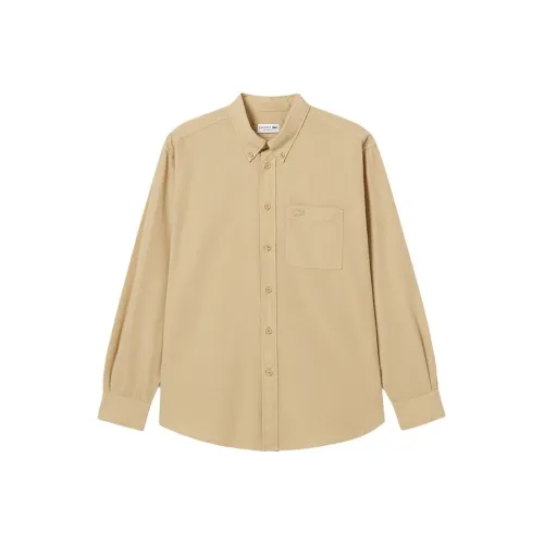 LACOSTE Бежевые Мужские Рубашки