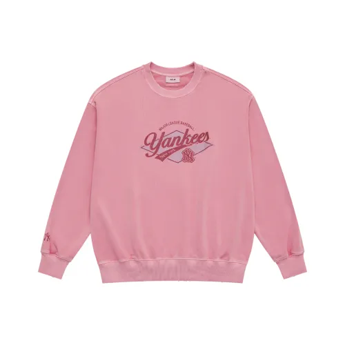 MLB Preppy Style Collection New York Yankees SS25 Толстовка Унисекс Light Персиково-красный