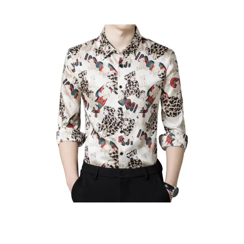 PIERRE CARDIN Рубашка Мужская Бежевая